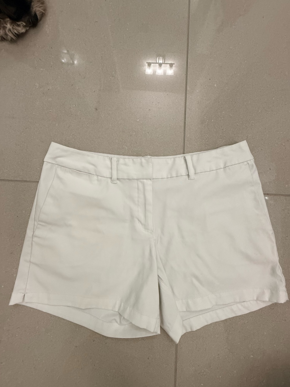 Nike Women's White Tailored golf Shorts